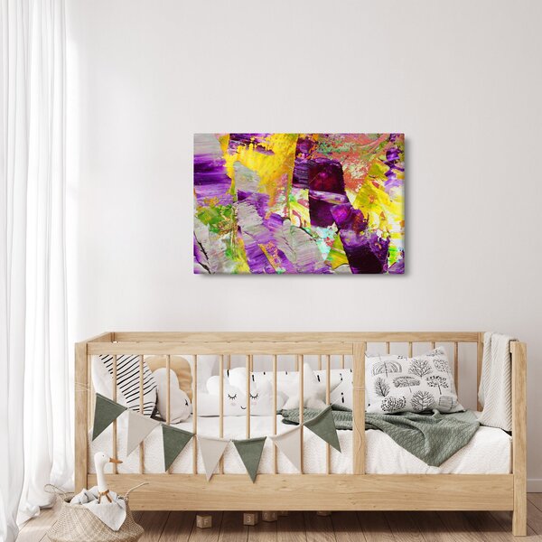 Absztrakció kép - festmény (90x60 cm)