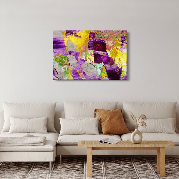 Absztrakció kép - festmény (90x60 cm)