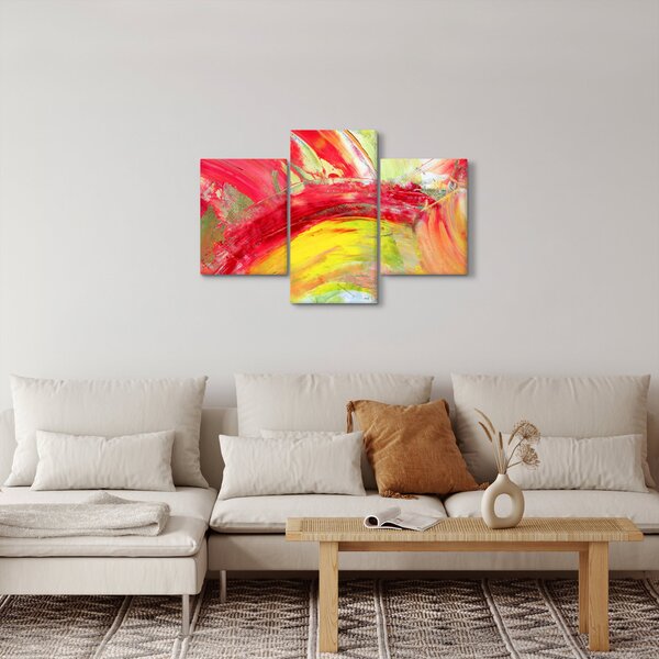 Absztrakció kép - festmény (90x60 cm)
