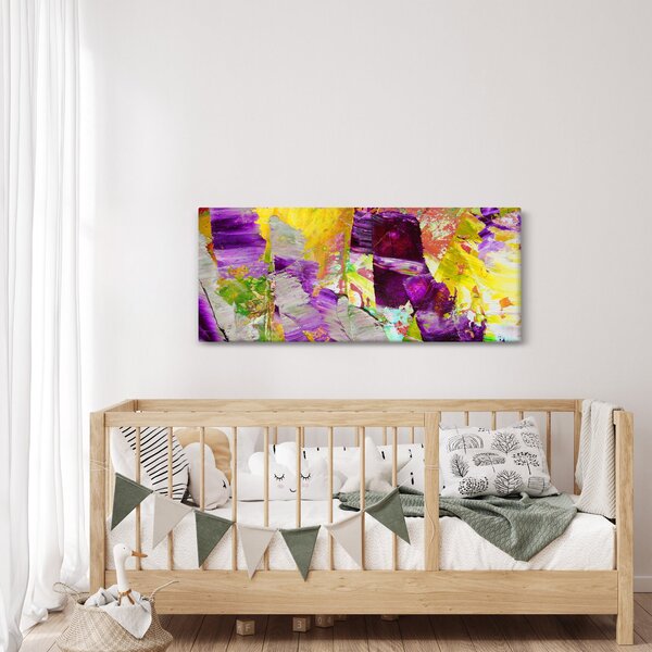 Absztrakció kép - festmény (120x50 cm)
