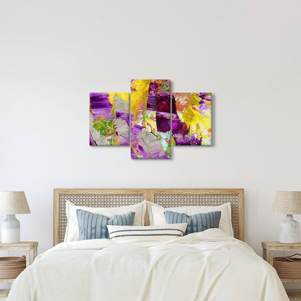 Absztrakció kép - festmény (90x60 cm)