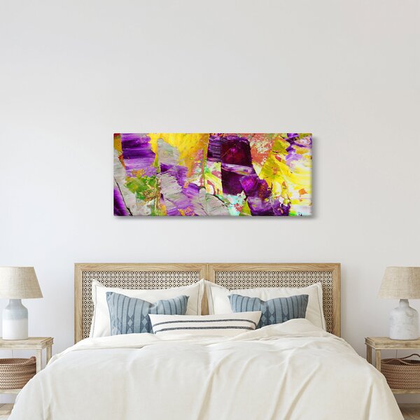 Absztrakció kép - festmény (120x50 cm)