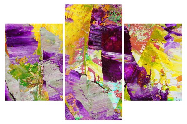 Absztrakció kép - festmény (90x60 cm)