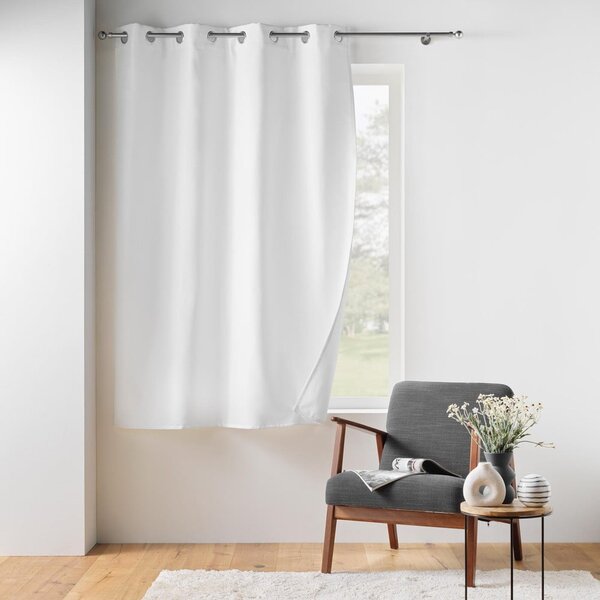 Fehér mikroszálas termo függöny 135x180 cm Micropolar – douceur d'intérieur