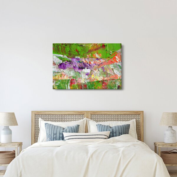 Absztrakció kép - festmény (90x60 cm)