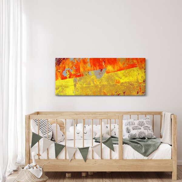 Absztrakció kép - festmény (120x50 cm)