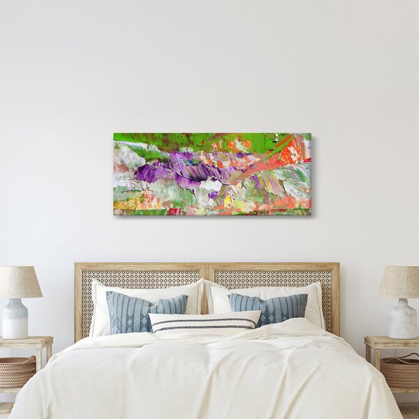 Absztrakció kép - festmény (120x50 cm)
