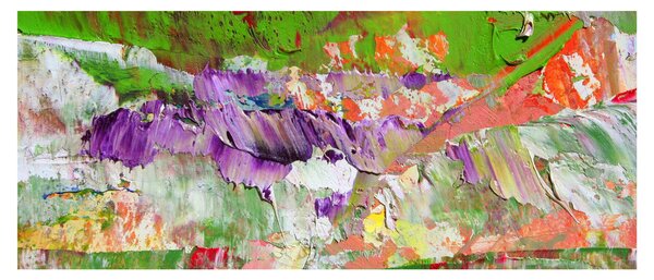 Absztrakció kép - festmény (120x50 cm)