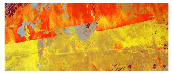 Absztrakció kép - festmény (120x50 cm)