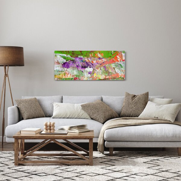 Absztrakció kép - festmény (120x50 cm)