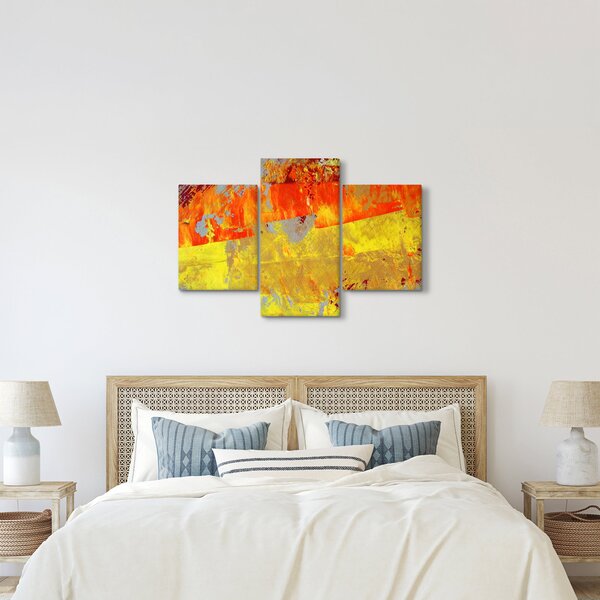 Absztrakció kép - festmény (90x60 cm)