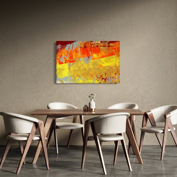 Absztrakció kép - festmény (90x60 cm)