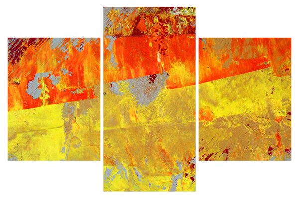 Absztrakció kép - festmény (90x60 cm)