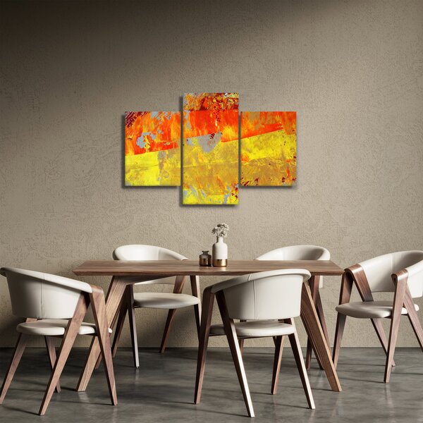 Absztrakció kép - festmény (90x60 cm)