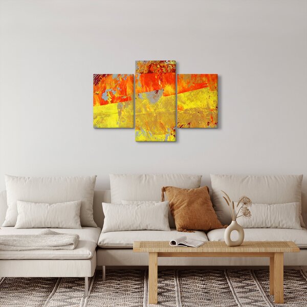 Absztrakció kép - festmény (90x60 cm)
