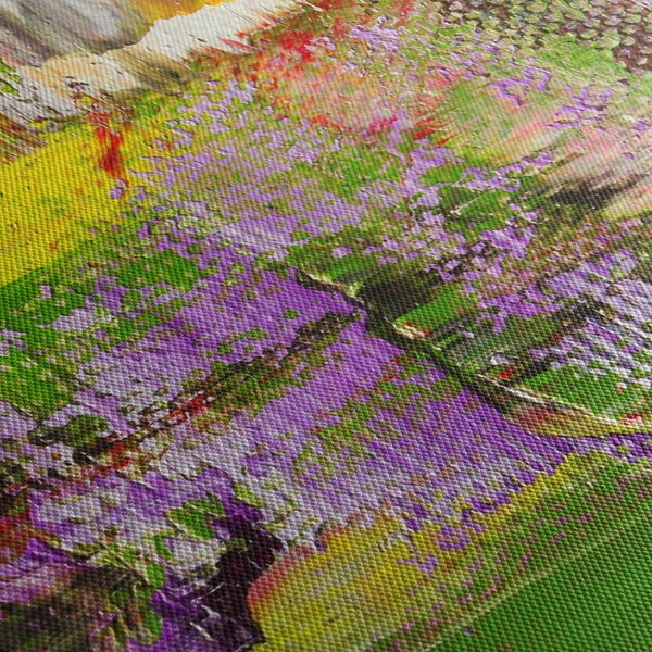 Absztrakció kép - festmény (90x60 cm)