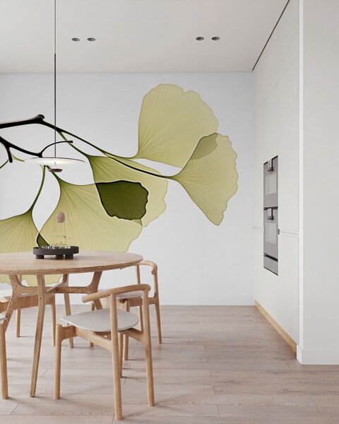 Fotótapéta Ginkgo-levélraj, Természet fotótapéta, w09968 : Uwalls.hu