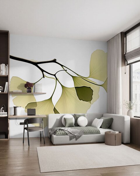 Fotótapéta Ginkgo-levélraj, Természet fotótapéta, w09968 : Uwalls.hu