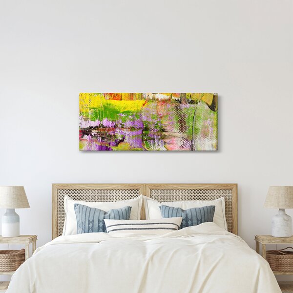 Absztrakció kép - festmény (120x50 cm)