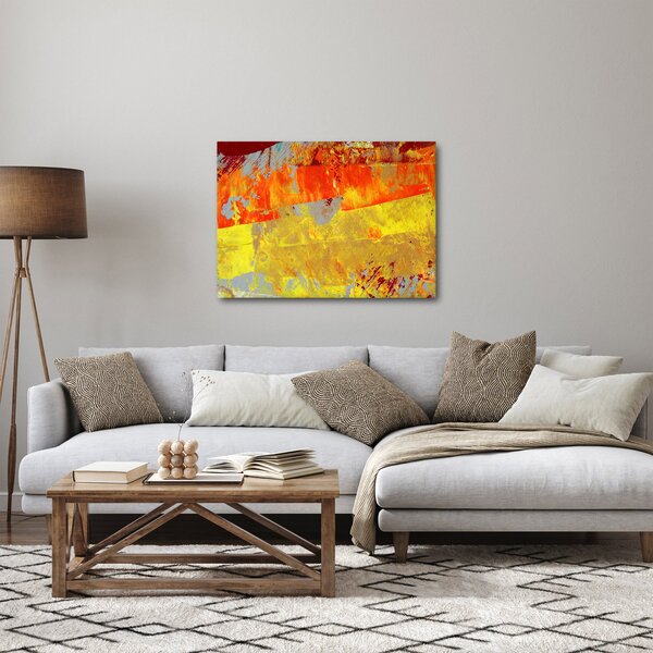 Absztrakció kép - festmény (70x50 cm)