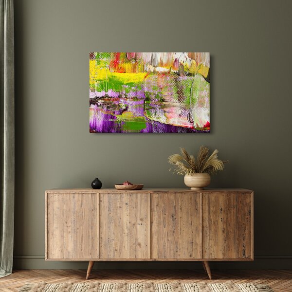 Absztrakció kép - festmény (90x60 cm)