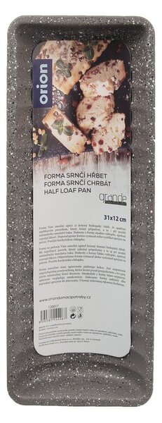 Fém őzgerinc sütőforma 12x31 cm Grande – Orion