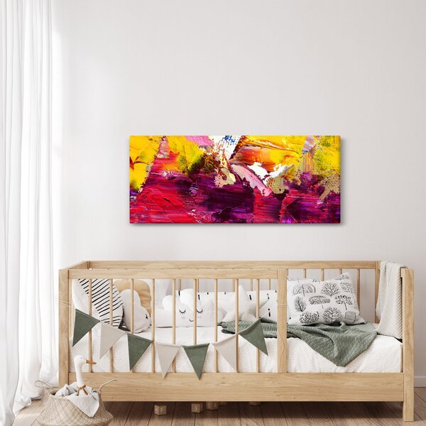 Absztrakció kép - festmény (120x50 cm)