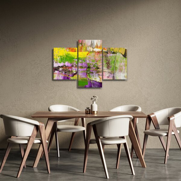 Absztrakció kép - festmény (90x60 cm)