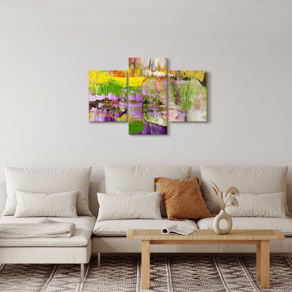 Absztrakció kép - festmény (90x60 cm)