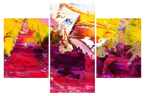 Absztrakció kép - festmény (90x60 cm)