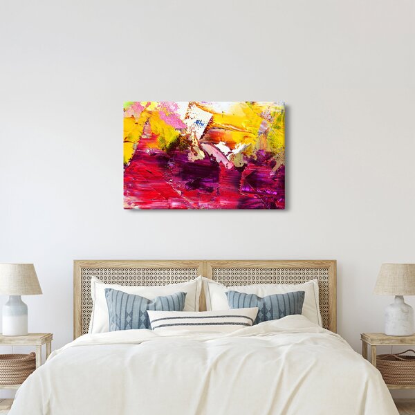 Absztrakció kép - festmény (90x60 cm)