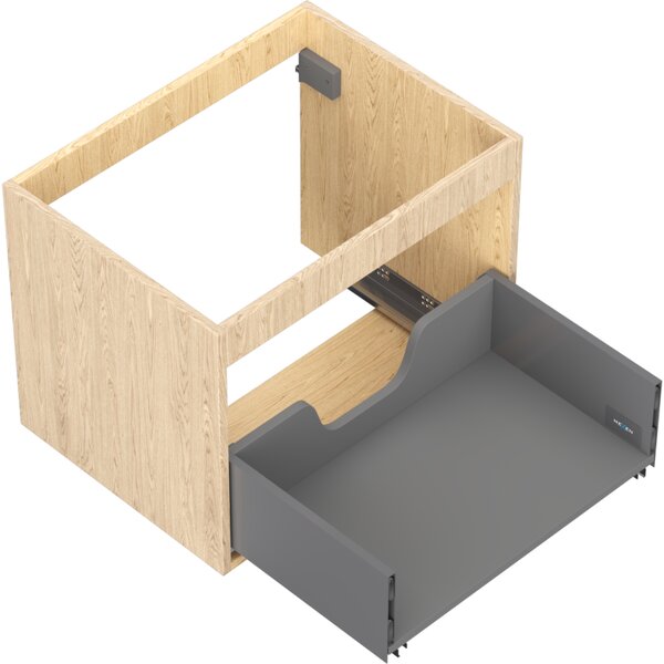 Mexen Box-A, fali szekrény 60 cm, 1 fiók, tölgyfa, 91AX0-0600-470-1-81