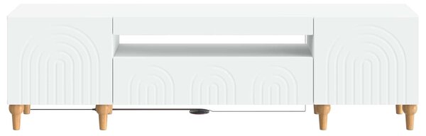 VidaXL LED TV szekrény Fehér Szerelt Fa