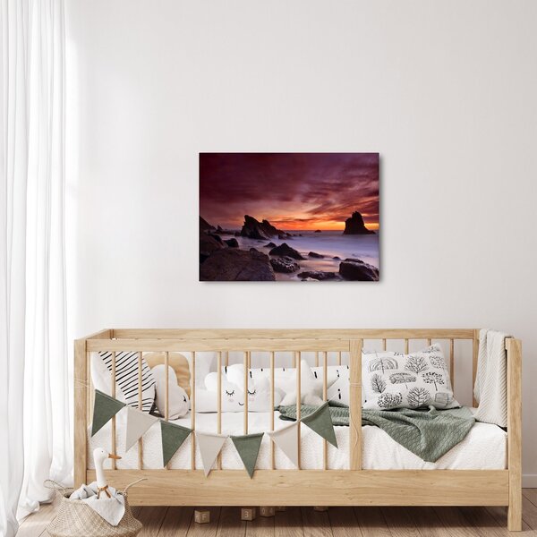 Naplemente a tengerparton képe (70x50 cm)