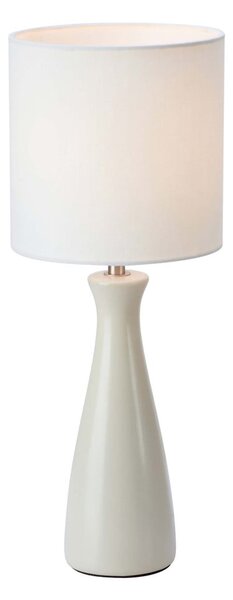 Krémszínű asztali lámpa textil búrával (magasság 42 cm) Birillo – Markslöjd