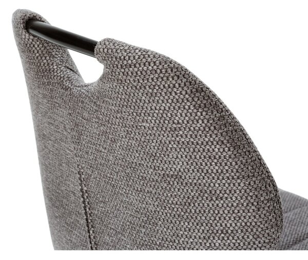 Szürke bárszék szett 2 db-os (ülésmagasság 65 cm) Muli – Marckeric