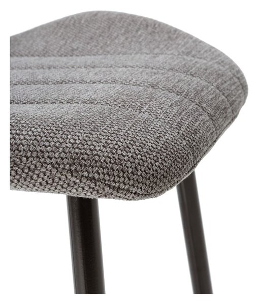 Szürke bárszék szett 2 db-os (ülésmagasság 65 cm) Muli – Marckeric