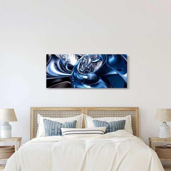 Absztrakció kép - körök (120x50 cm)