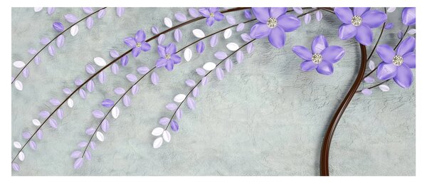 Kép - Lila eső (120x50 cm)