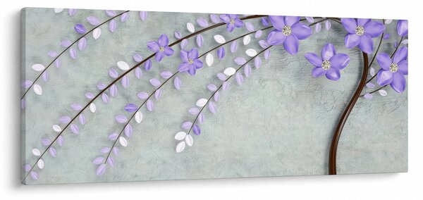 Kép - Lila eső (120x50 cm)