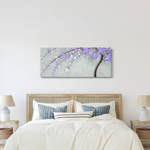 Kép - Lila eső (120x50 cm)