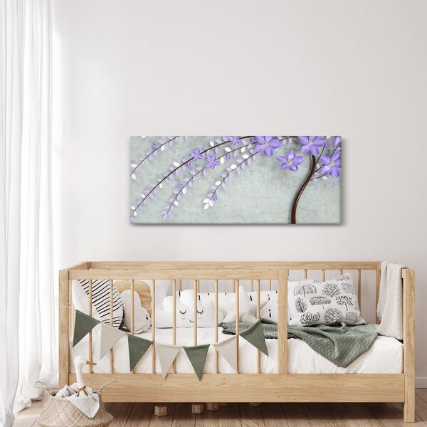 Kép - Lila eső (120x50 cm)