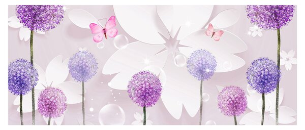 Kép - A virágok folyóján (120x50 cm)