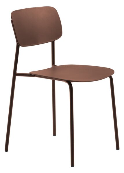 Terrakotta színű étkezőszék szett 2 db-os Kirkland – Unique Furniture