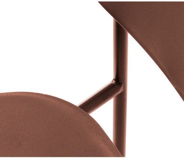 Terrakotta színű étkezőszék szett 2 db-os Kirkland – Unique Furniture