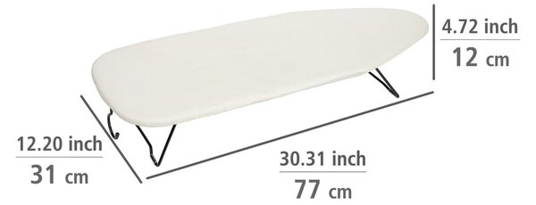 Asztali vasalódeszka 77x31 cm Leona – Wenko