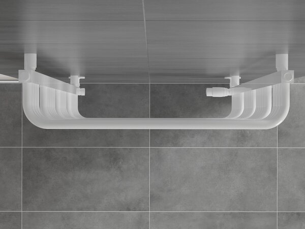 Mexen Apollo, futoelem 1210 x 650 mm, 713 W, fehér, W117-1210-650-00-20