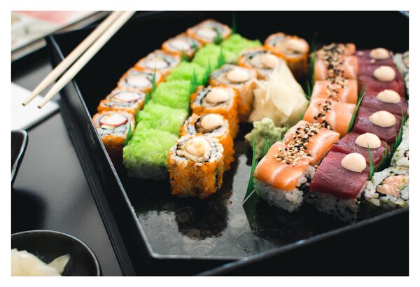 Kép - Sushi (90x60 cm)