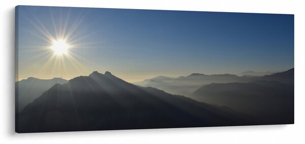 Kép - A hegycsúcsok felett (120x50 cm)