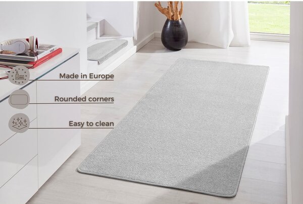 Világosszürke futószőnyeg 80x200 cm Fancy – Hanse Home